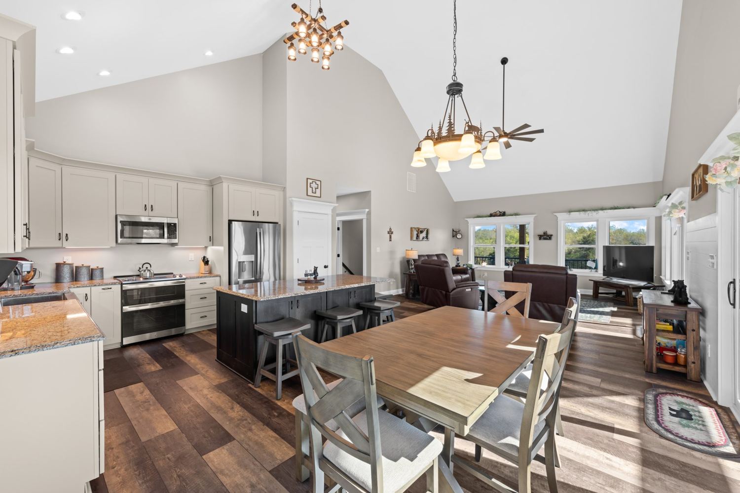 Living and dining